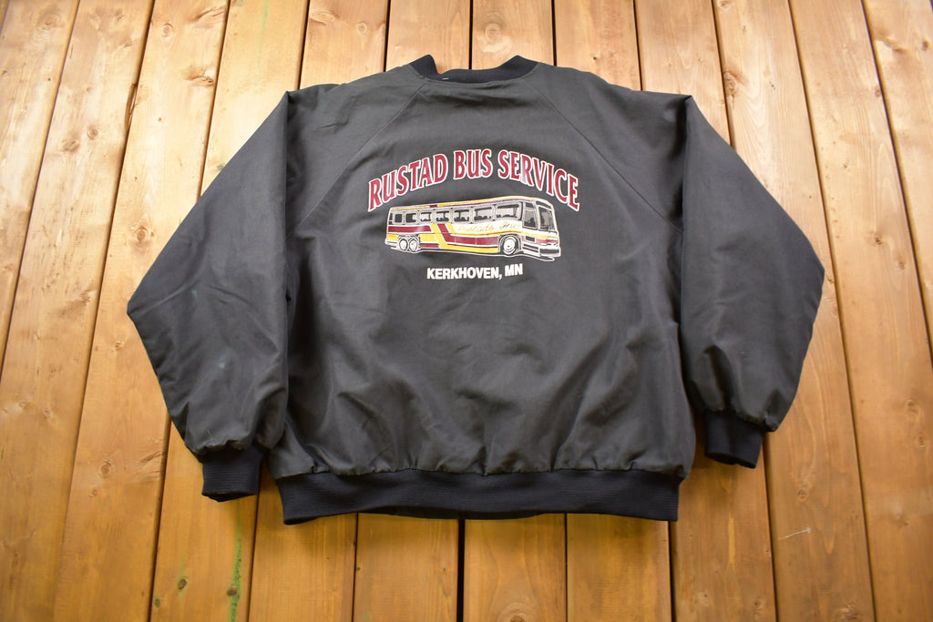 Vintage 1990s Rustard Bus Service Bomber Jacket