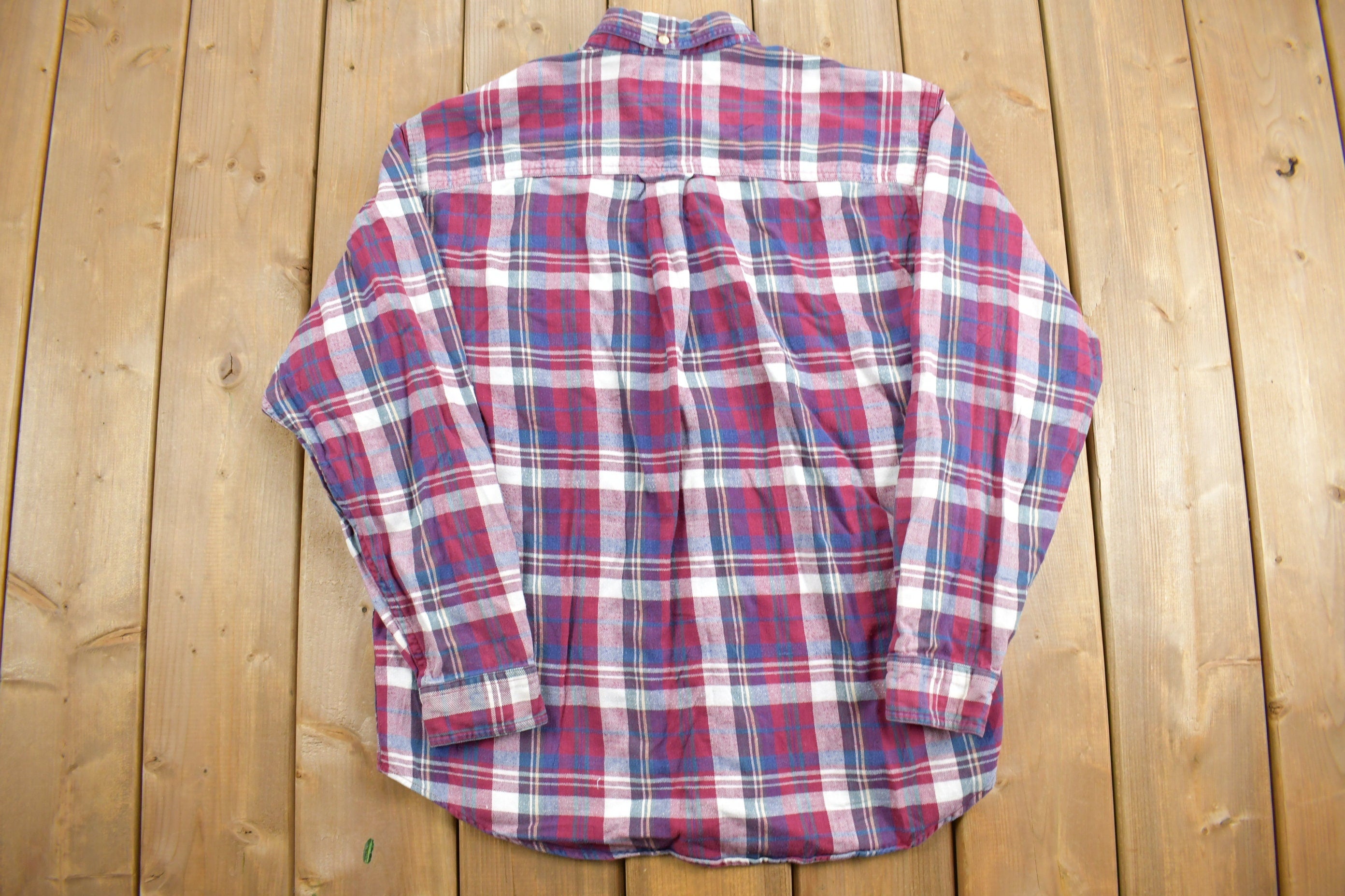 Vintage 1990s Legend Shirting Plaid Flannel Button Up Shirt