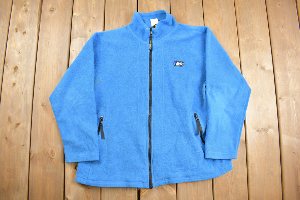 Vintage 1990s REI Full Zip Fleece Sweatshirt