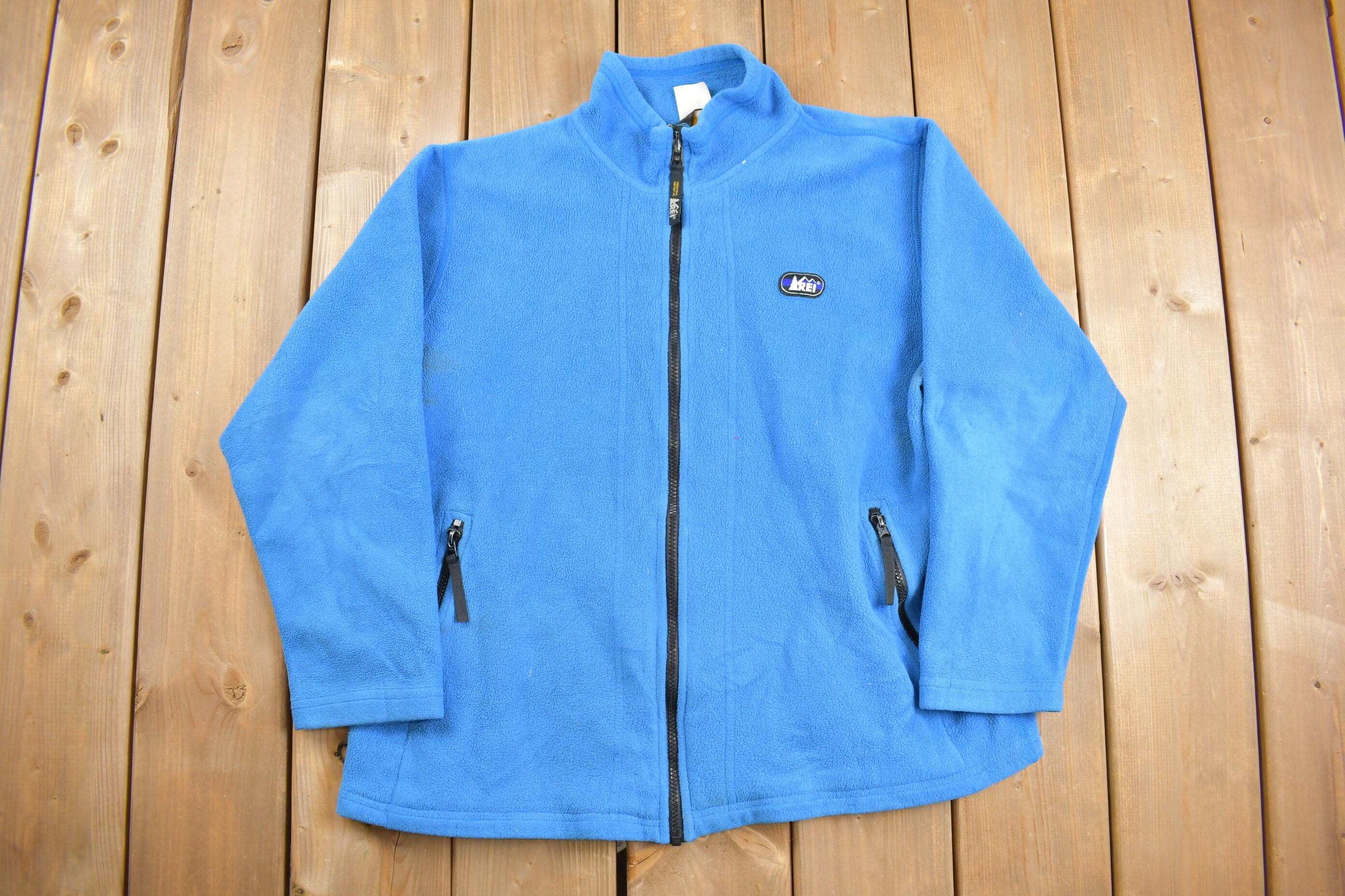 Vintage 1990s REI Full Zip Fleece Sweatshirt