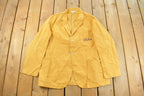 Vintage 1960s State Park Blazer Shirt Jacket Men's Large