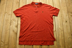 Vintage 1990s Polo Ralph Lauren Small Pony Collared T-Shirt , 90s , Streetwear , Vintage Golf Shirt , Brand and Logo