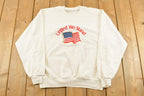 Vintage 2001 September 11th American Flag United We Stand Souvenir Crewneck Sweatshirt Men's Large