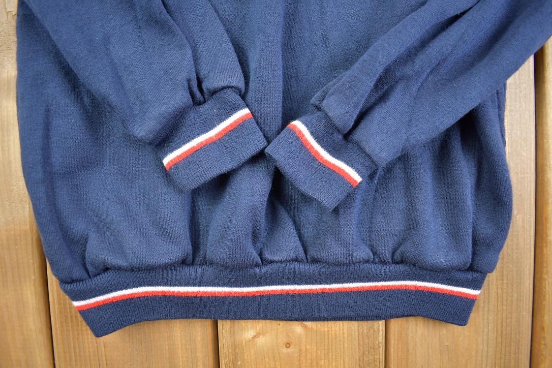 Vintage 1980s Line Up Striped Crewneck Shirt