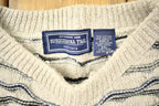 Vintage 1990s Susquehanna Trail 3D Cable Knit Crewneck Sweater