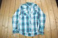 Vintage 1990s Wrangler Plaid Button Up Shirt