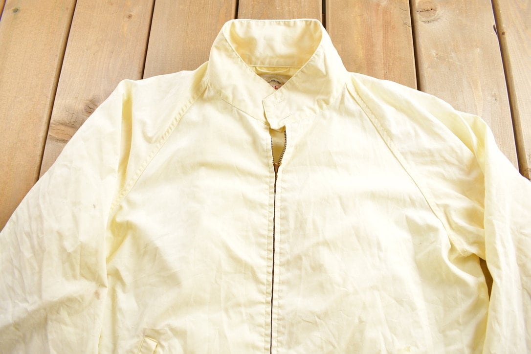 Vintage 1980s Peters Light Shirt Jacket /True Vintage / Embroidered / Streetwear / Vintage Windbreaker / Water Repellent / Missing Button