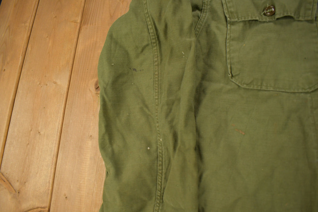Vintage 1952 Military Button Up Shirt