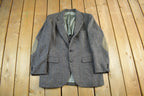 Vintage 1980s Harris Tweed Blazer - Men's Medium - Made In UK