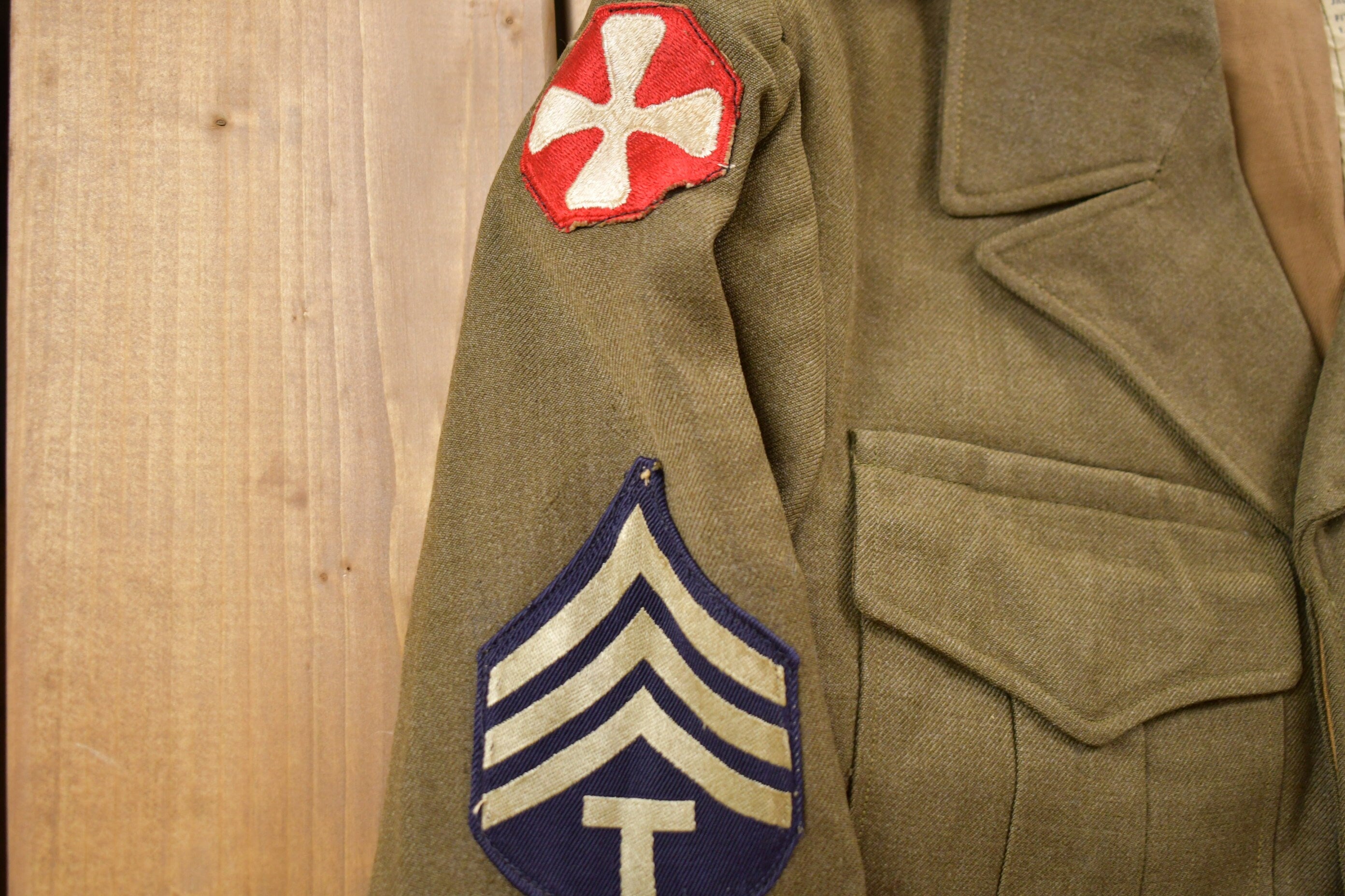 Vintage 1980s Military Wool Field Jacket