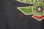Vintage 1990s Ramsay's Harley Davidson Sydney Nova-Scotia Single Stitch Graphic T-Shirt Made In USA