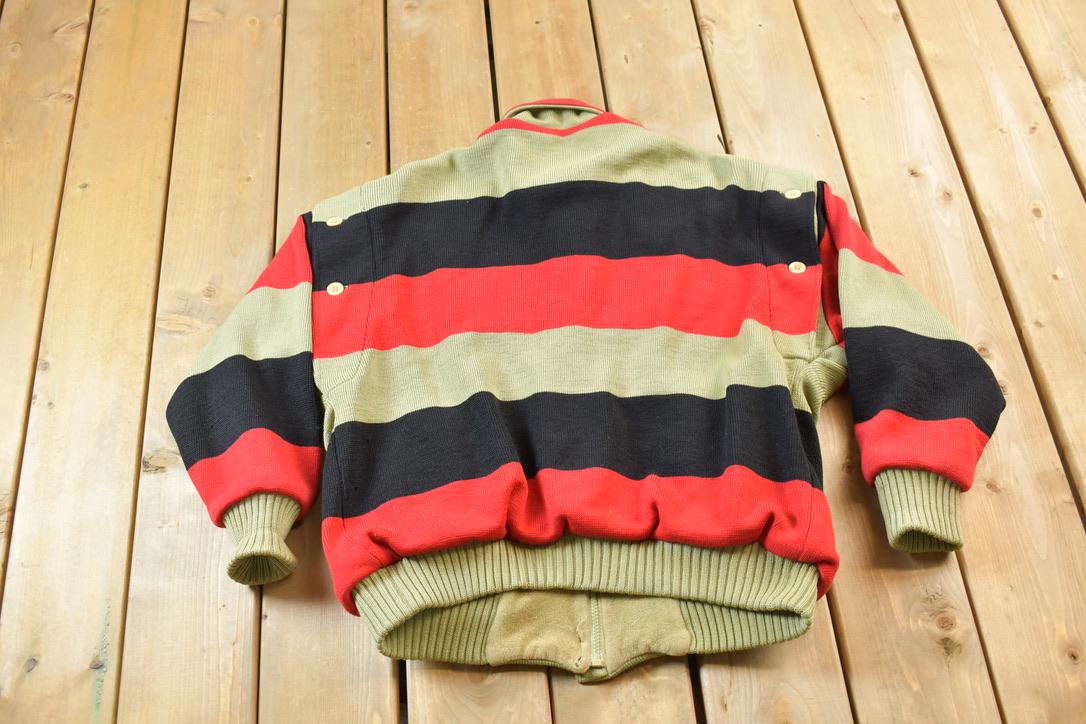 Vintage 1980s IB Diffusion Knitted Button Up Sweater