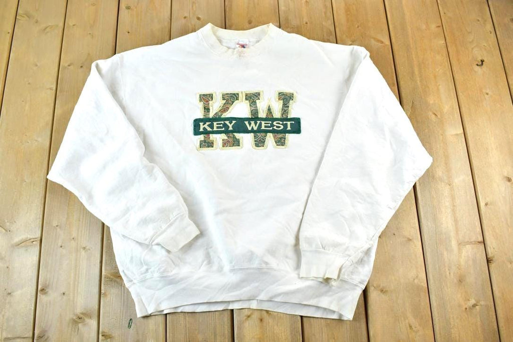 Vintage 1990s Key West Florida Crewneck Sweatshirt Made In USA