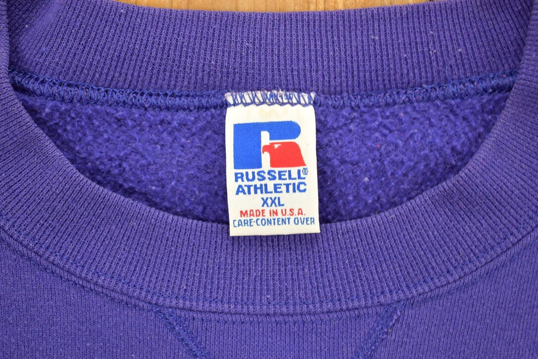 Vintage 1990s BC Central Colligate Athletic Russell Crewneck Sweatshirt