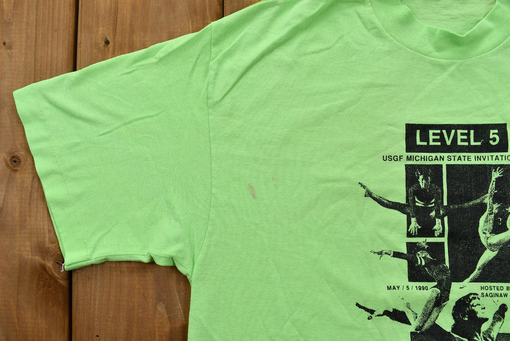 Vintage 1990 USGF Michigan State Invitational T-Shirt
