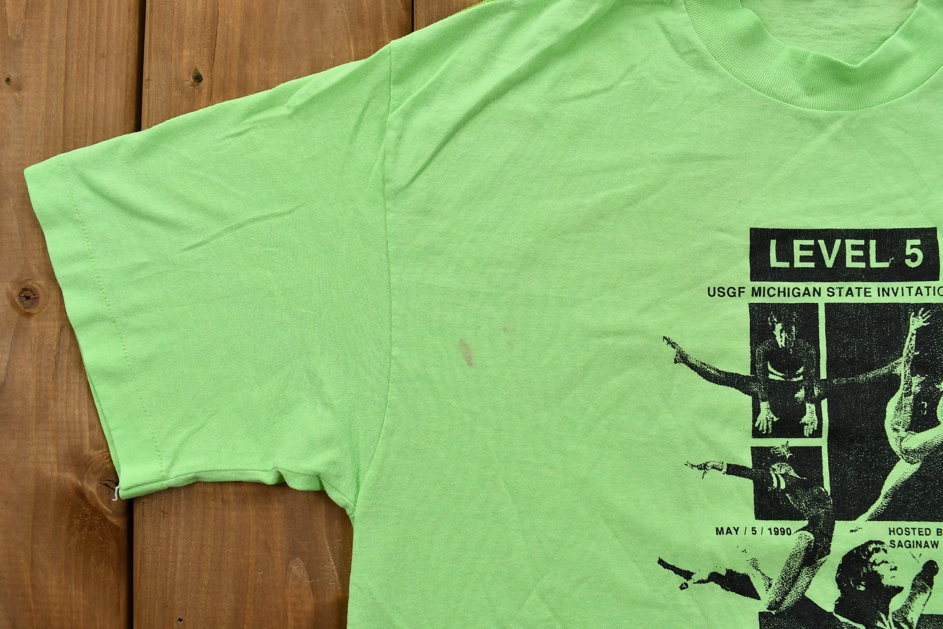 Vintage 1990 USGF Michigan State Invitational T-Shirt