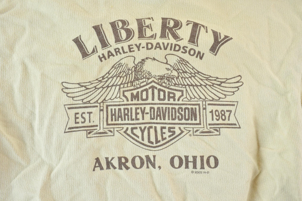 Vintage Y2K Harley Davidson Motorcycles Single Stitch Long Sleeve T-Shirt