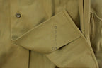Vintage 1940s WW2 Military Air Force Wool Button Up Infantry Field Shirt Men's S /