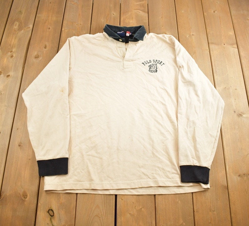 Vintage 1990s Polo Sport Embroidered Blank Button Up Shirt