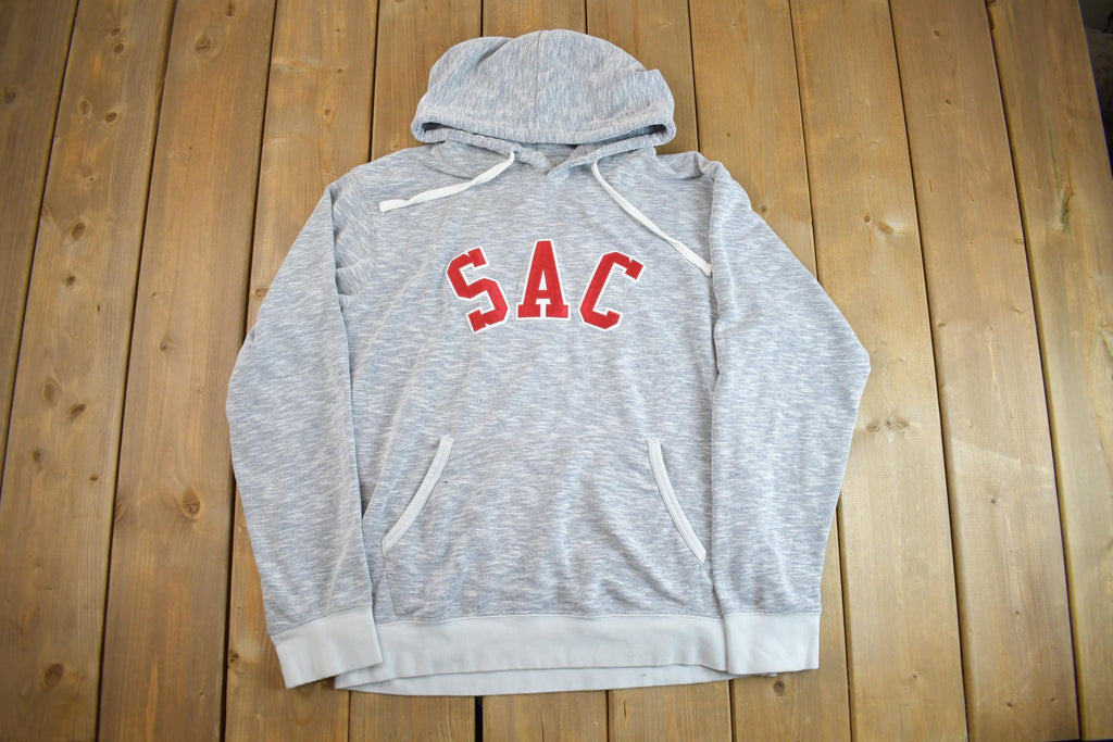 Vintage 1990s Saint Andrew's College Embroidered Hoodie - Medium