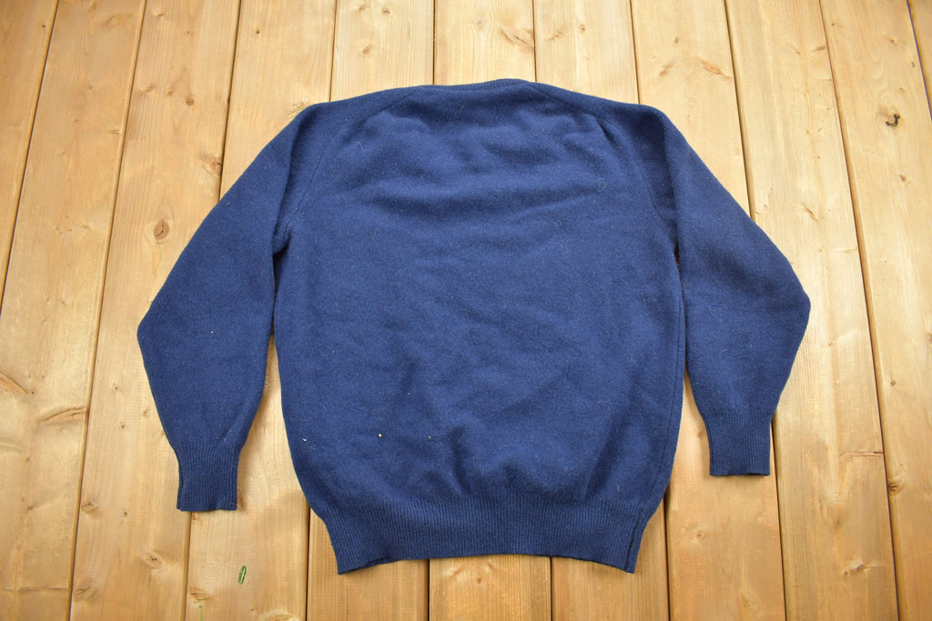 Vintage 1970s Argyle Crewneck Sweater