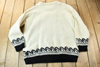 Vintage 1990s Duck Embroidered Knit Crewneck Sweater