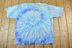 Vintage 1990s Water Safari Tie Dye Single Stitch T-Shirt