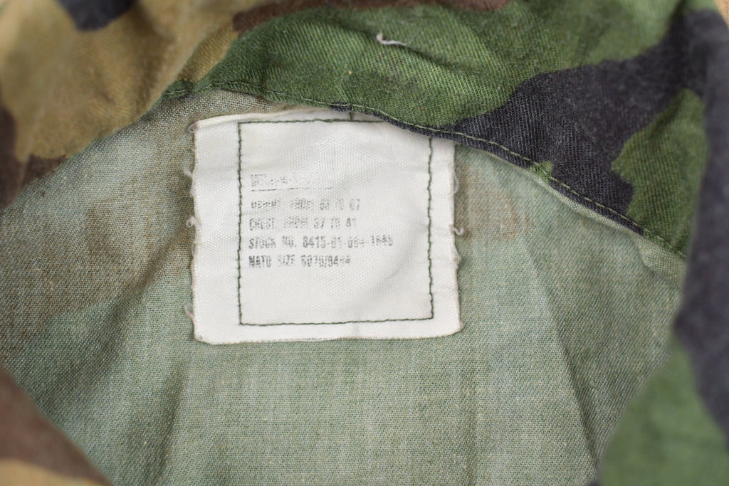 2001 Vintage Military Camo Button Up Jacket