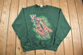 Vintage 1990s Giraffe Graphic Crewneck Sweatshirt