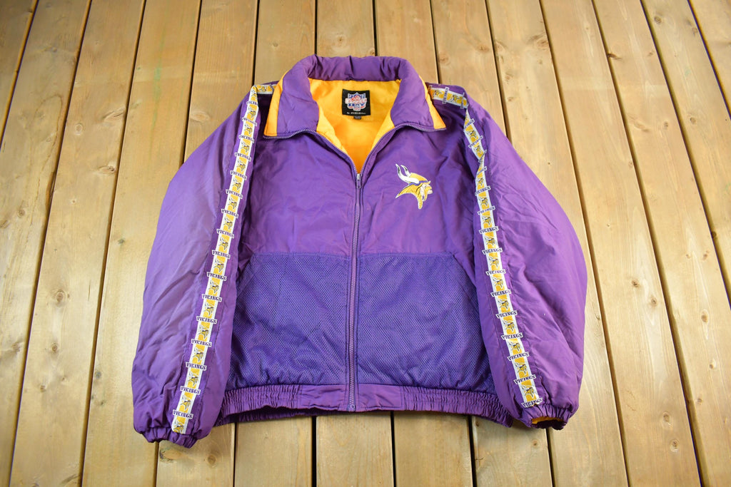Vintage 1990s Minnesota Vikings NFL Football Jacket Men's 2XL