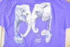 Vintage 1990s Grant's Farm elephants FAB Souvenir T-Shirt Mens L