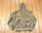 Vintage 1990s Trail Crest AOP Realtree Graphic Print Full Zip Hoodie Sweatshirt Men's L