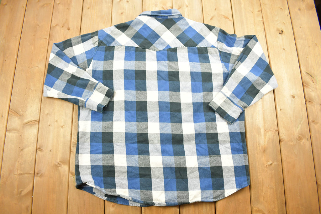 Vintage 1990s Big Mac Plaid Lined Button Up Shirt