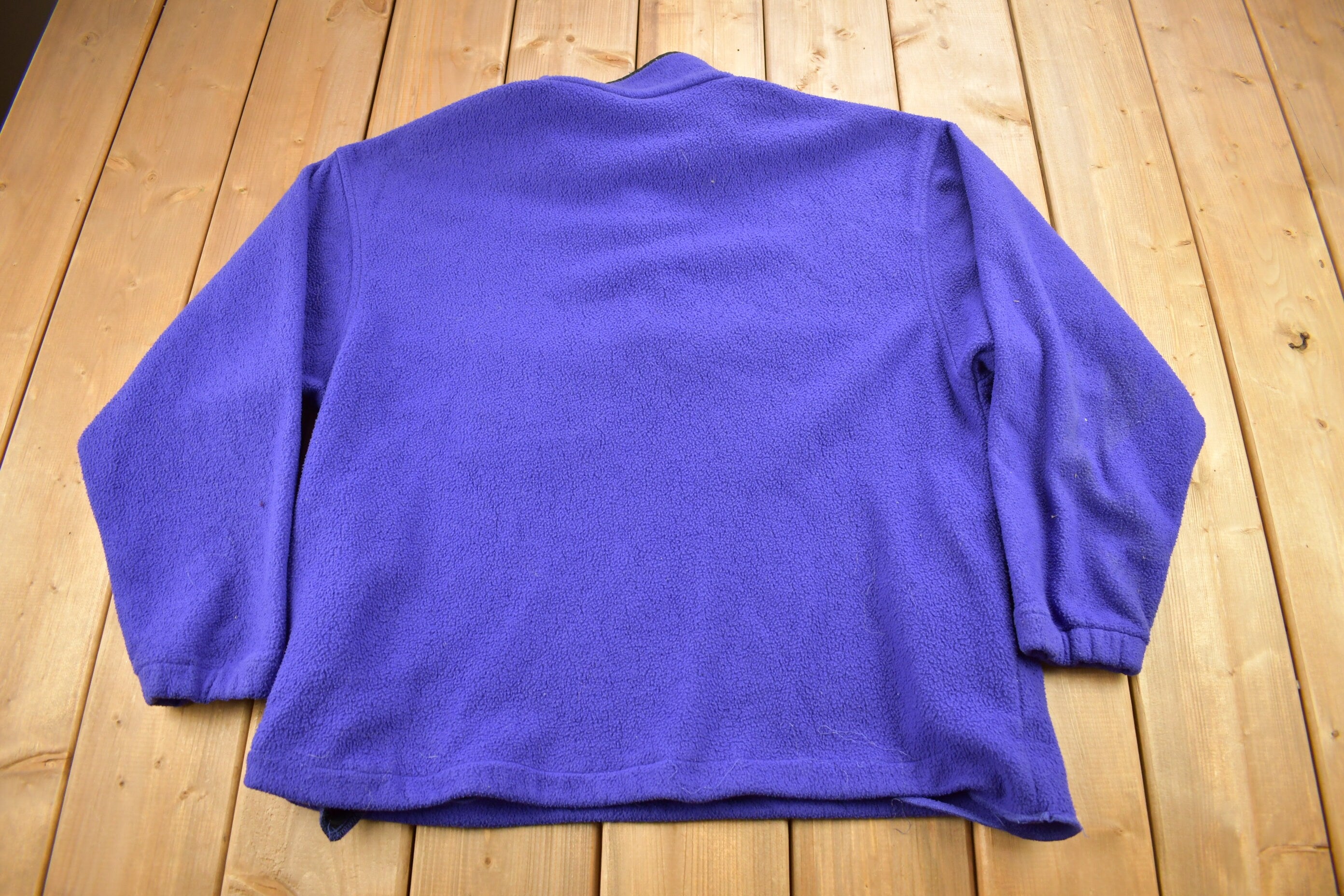 Vintage 1990s White Sierra T Snap Fleece Sweater