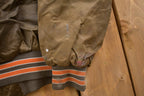 Vintage 1980s Cleveland Browns NFL Chalkline Satin Bomber Jacket