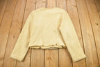 Vintage 1980s Drig Galgburger Knitted Cardigan Sweater