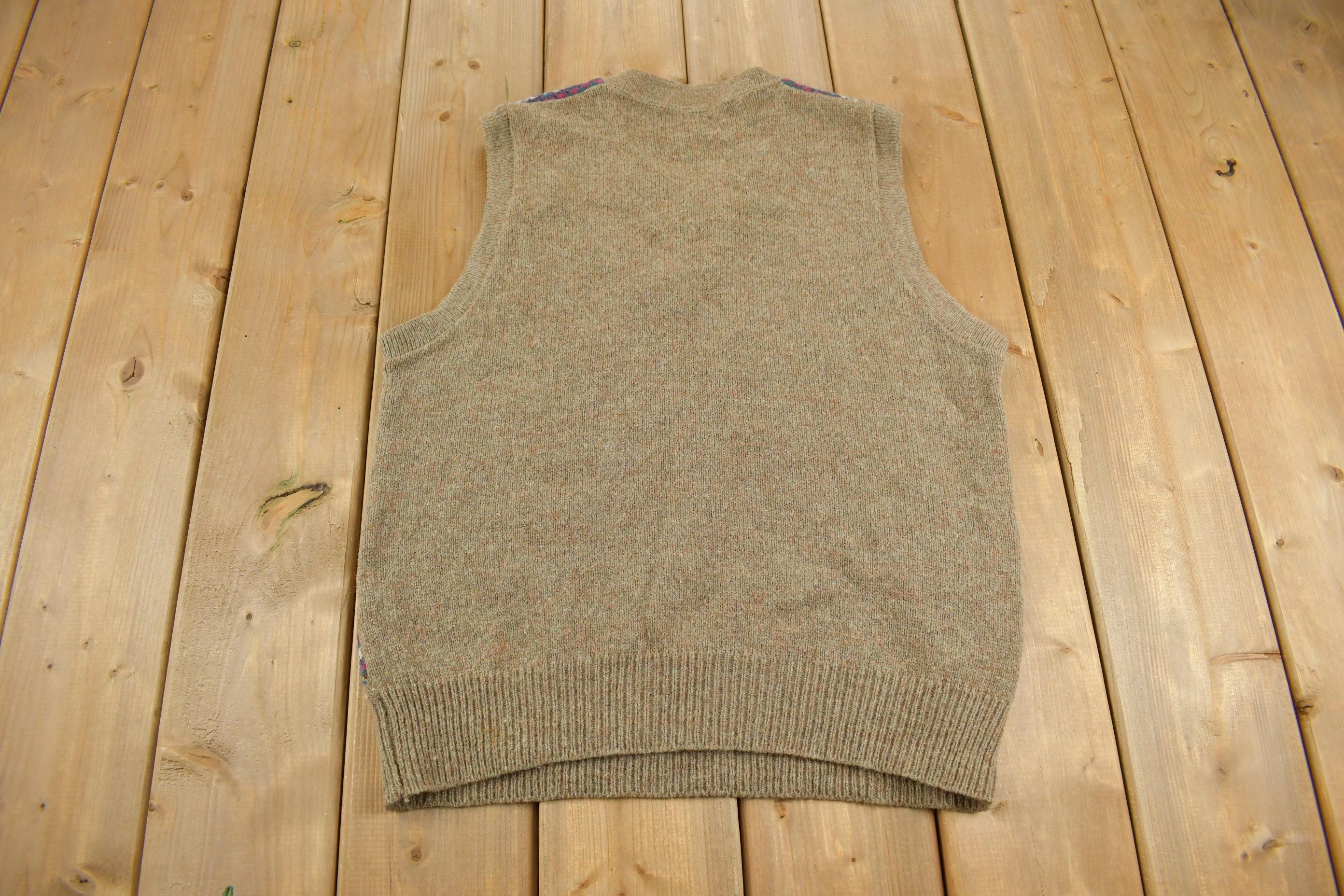 Vintage 1990s Jantzen Knit Vest Made in USA