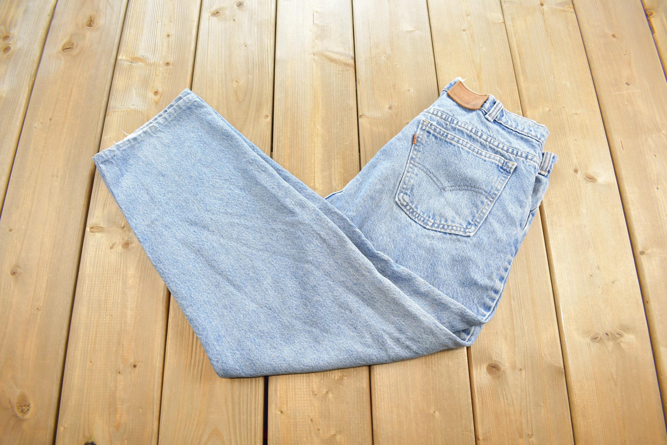 Vintage 1990s Levi's Orange Tab Jeans Size 34x30