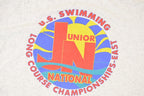 Vintage 1992 Swimming Championship Charlotte Souvenir Travel T-Shirt Men's XL