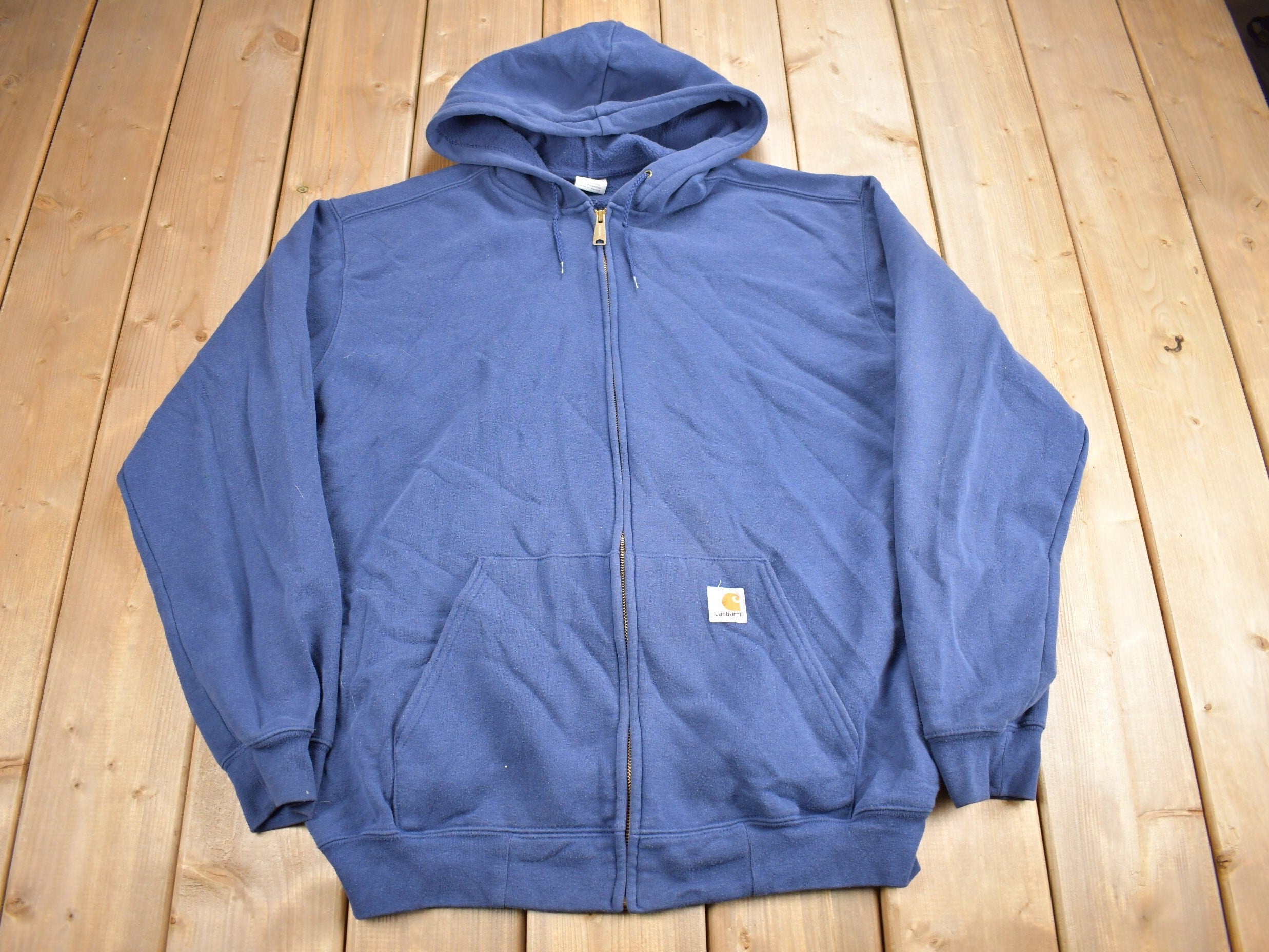 Vintage 1990s Carhartt Zip Up Hoodie Size L