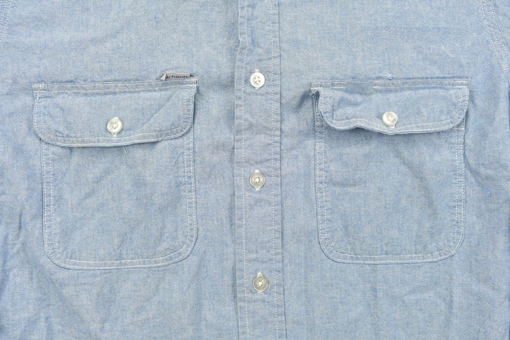 Vintage 1990s Carhartt Denim Button Up Shirt