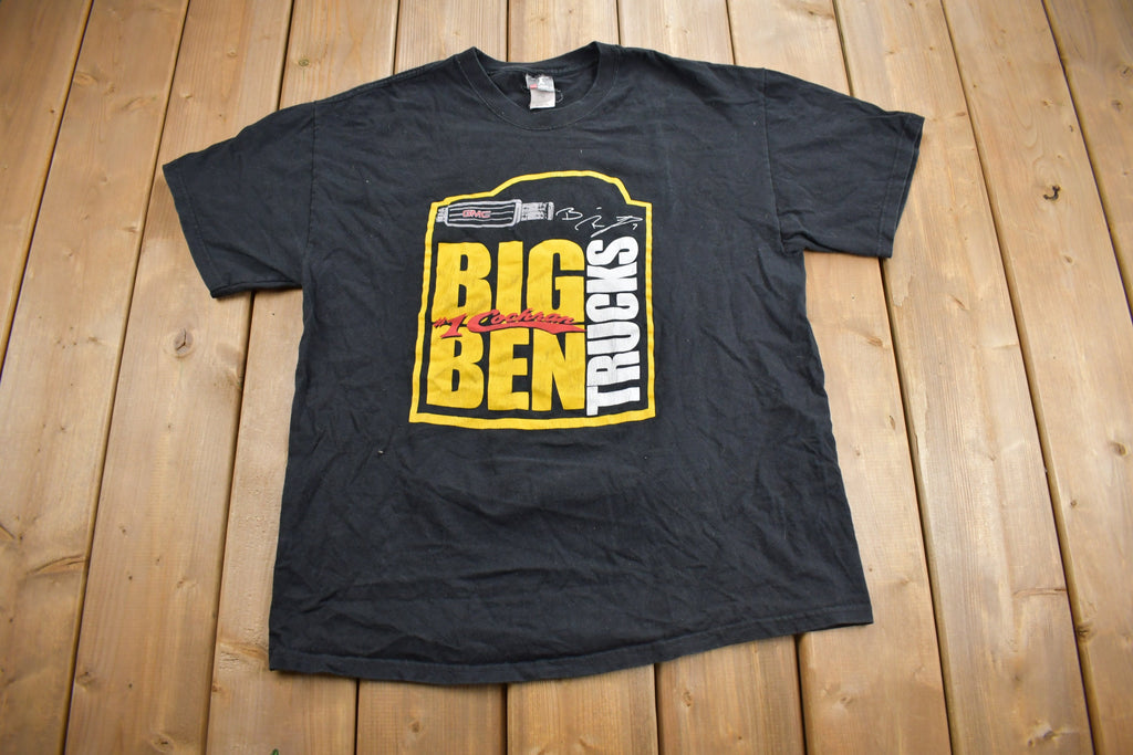 Vintage 1990s Big Ben Trucks #1 Cochran Graphic T Shirt