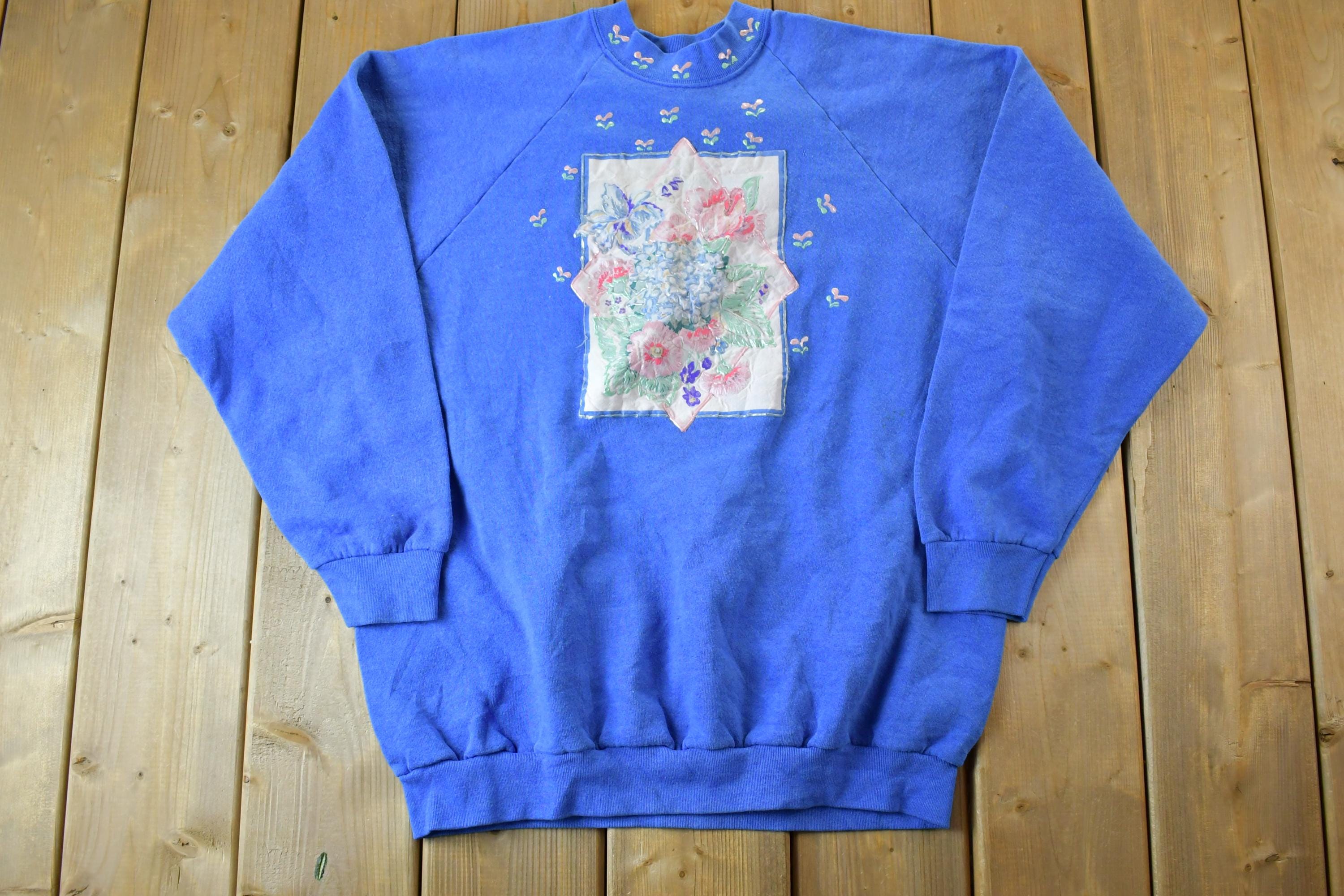 Vintage 1990s Floral Crewneck