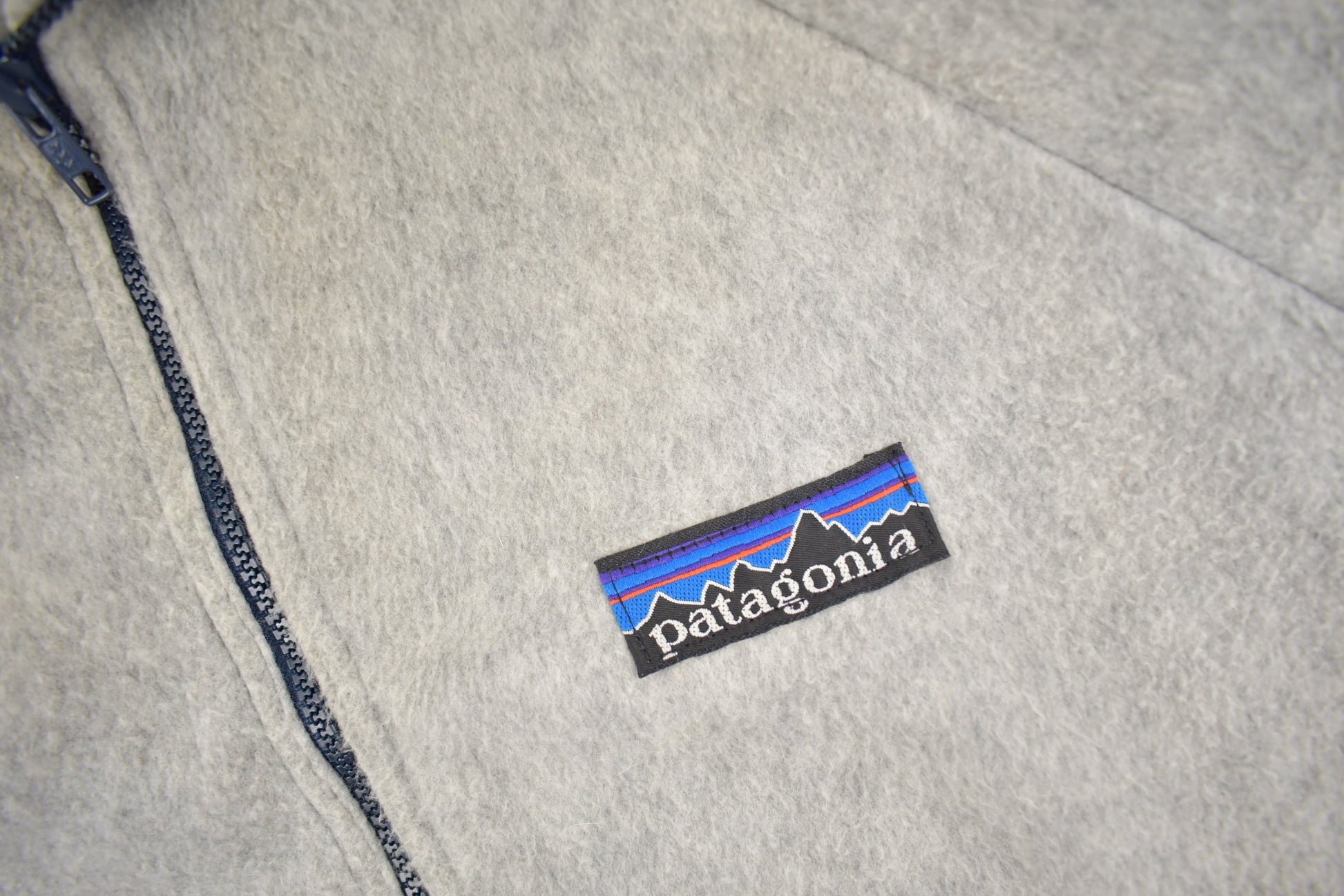 Vintage 1970s Patagonia Raglan Sleeve Full Zip Fleece Sweater
