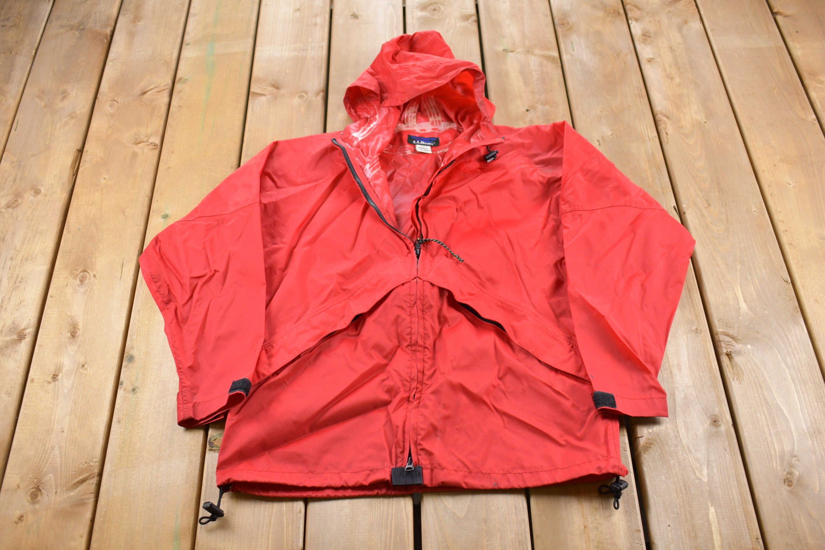 Vintage 1990s LL Bean Rain Repellant Windbreaker Jacket