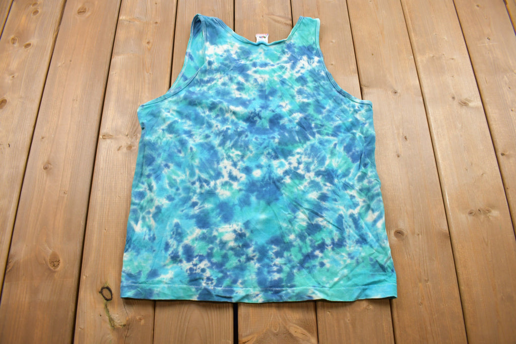 Vintage 1990s Earth's Seasons Graphic Tank Top  Vintage T Shirt  Streetwear  Graphic Tee  Single Stitch  Made In USA