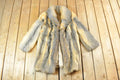 Vintage 1970s Full Length Fox Fur Coat Made In USA