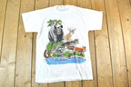 Vintage 1989 Herlequin NG Minnesota State Parks Animal Friends T-Shirt