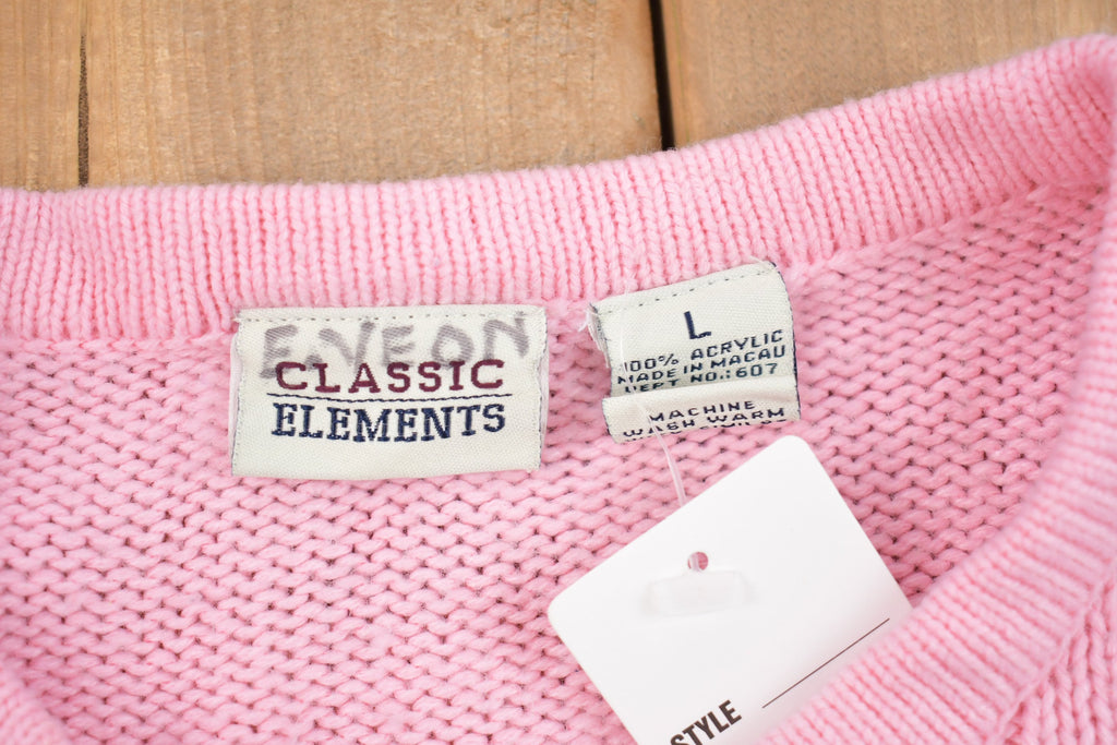 Vintage 1990s Classic Elements Knitted Cardigan