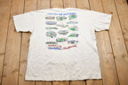 Vintage 1990s Fields Of Dreams American Baseball Theme Graphic T Shirt